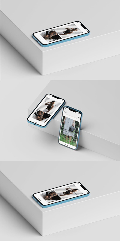 高端iPhone 13手机展示样机(PDF,PSD)