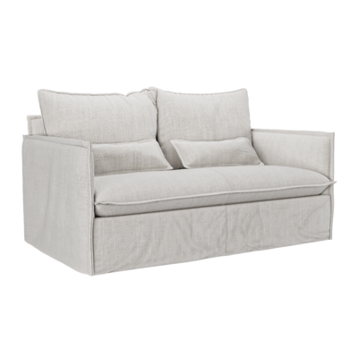 Barry米色一体式柔软布艺沙发3D模型（OBJ,FBX,MAX）