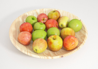 果盘里的苹果3D模型（MAX）