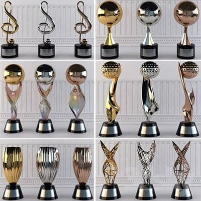 18个奖杯合集3D模型（OBJ,MAX）