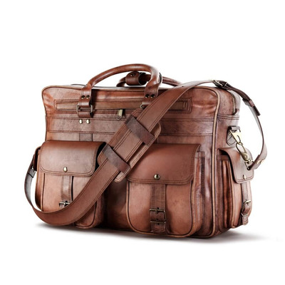 Everett棕色大号皮革包3D模型（OBJ,FBX,MAX）