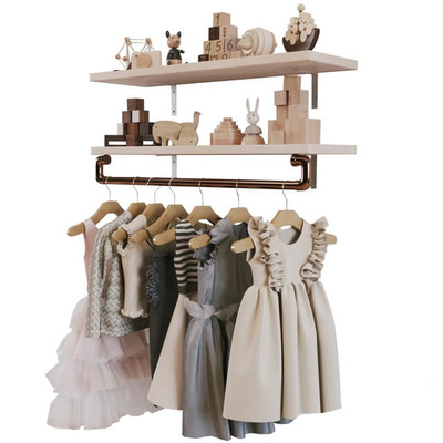 挂在衣架上的幼儿连衣裙3D模型（OBJ,FBX,MAX）