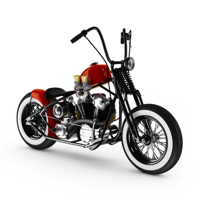 摩托车3D模型（OBJ,FBX,MAX）