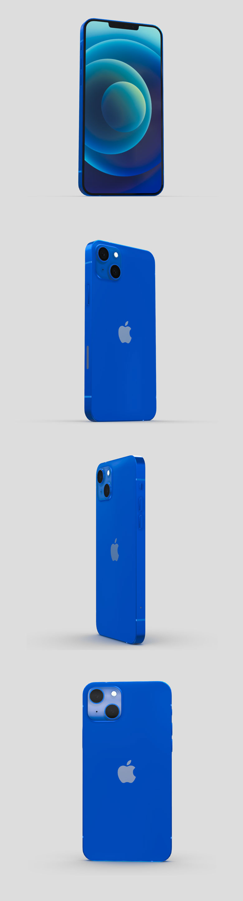 iPhone 13 苹果手机3D模型下载（FBX）