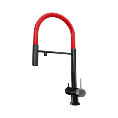 Kanto PVD-GM红黑双色拼接水龙头3D模型（OBJ,FBX,MAX）