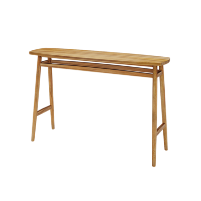 Twist实心柚木高脚长桌3D模型（OBJ,FBX,MAX）