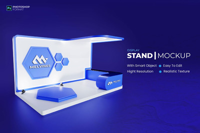 展台设计展示模型下载 (PSD,JPG)