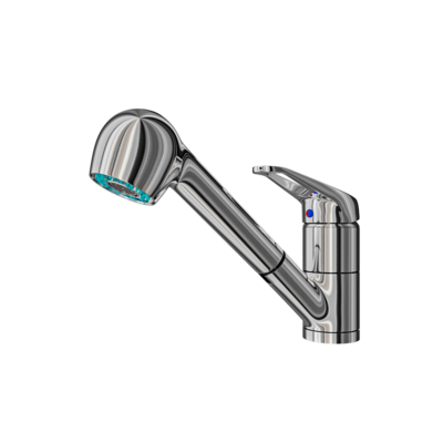 Takayama抬启式不锈钢水龙头3D模型（OBJ,FBX,MAX）
