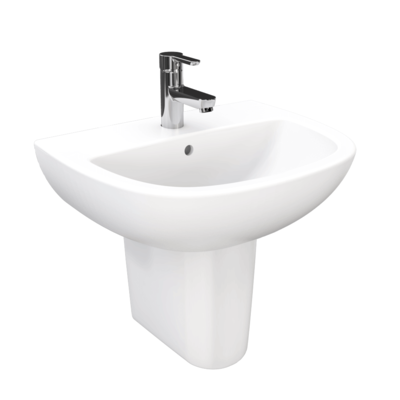 Lizz 57432圆形边白色陶瓷洗脸盆3D模型（OBJ,FBX,MAX）