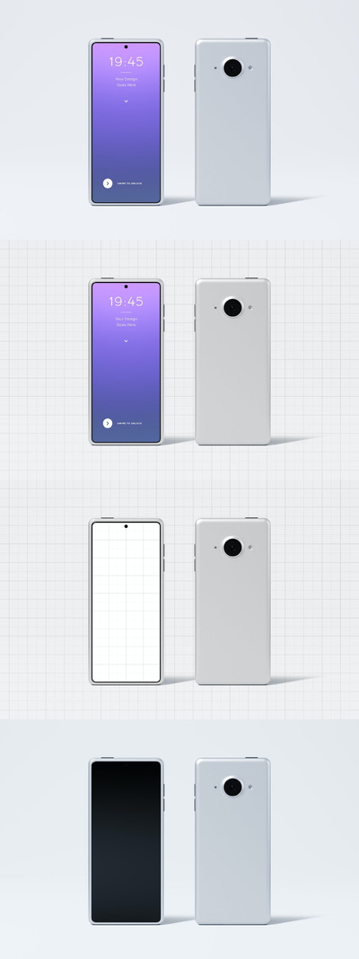 安卓可编辑的手机样机 (PSD)