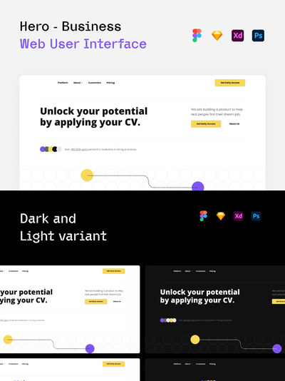 优质的(业务)-UI概念（FIG,PSD,SKETCH,XD）