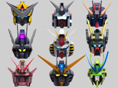 Mech Warrior Builder Kit机甲战士硬面3D模型（OBJ,FBX,MAX）