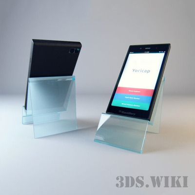 黑莓BlackBerry Z3手机3D模型（OBJ,MAX）