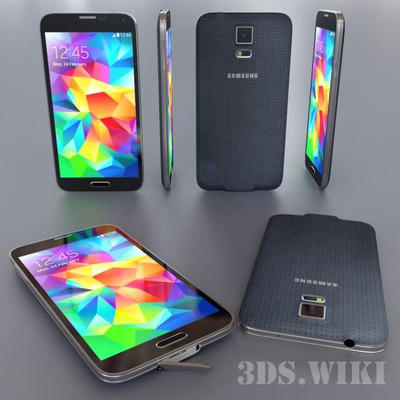 三星Samsung Galaxy S5手机3D模型（FBX,MAX）