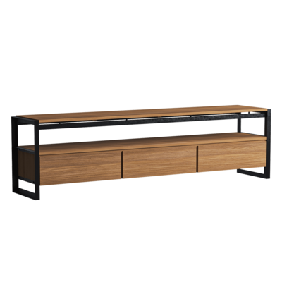 Fendy 2m宽实木电视柜抽屉柜3D模型（OBJ,FBX,MAX）