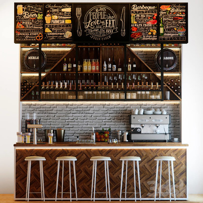 迷你酒吧3D模型（OBJ,FBX,MAX）