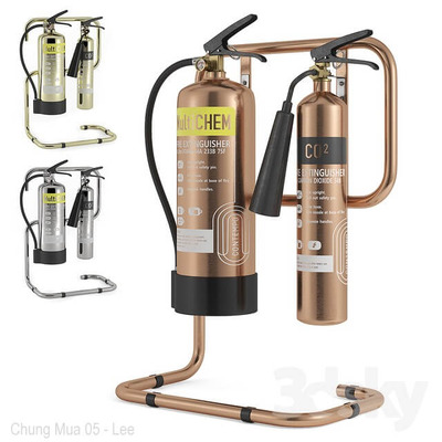 Commanderfire Contempo灭火器3组颜色3D模型（FBX,MAX）