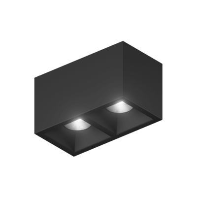 Kub双盏射灯黑白两色3D模型（OBJ,FBX,MAX）