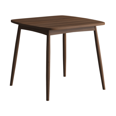 Twist正方形圆角深棕色实木茶几3D模型（OBJ,FBX,MAX）