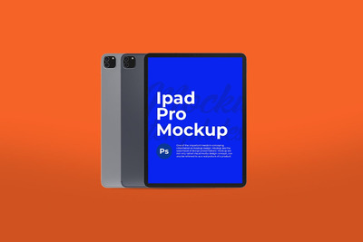 iPad Pro平板产品样机(PSD)