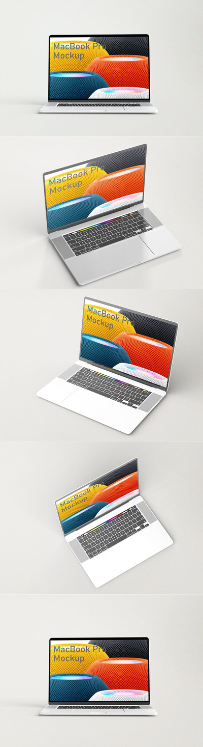 Macbook Pro电脑屏幕样机(PSD,PDF)