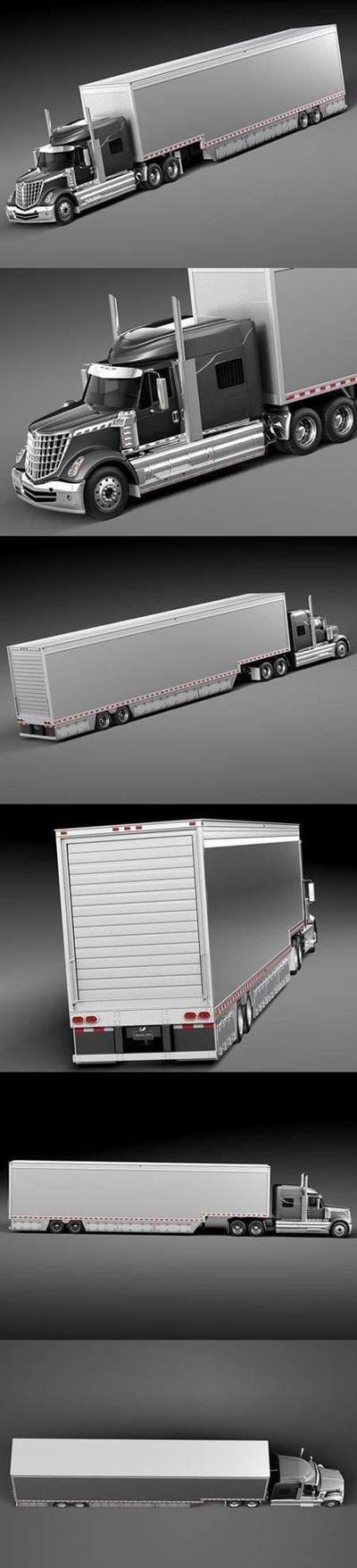 2015款International Lonestar卡车3D模型（OBJ,FBX,MAX）