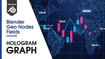 Blender3.0几何节点制作全息图地图动画教程+工程文件免费下载（Blend）