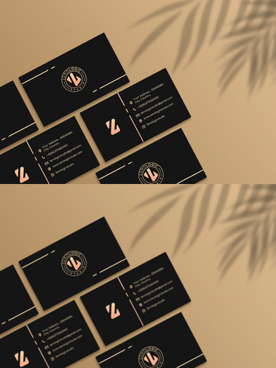 商务名片演示样机 (PSD,PNG,JPG)