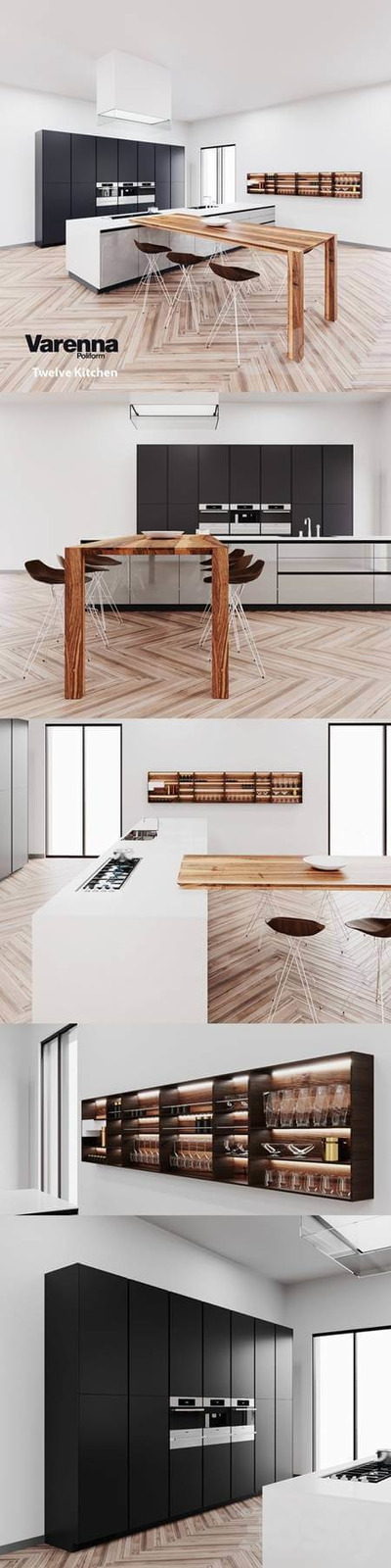 Poliform Varenna Twelve厨房设备3D模型（OBJ,MAX）