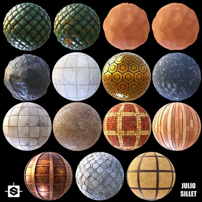 Blender特殊瓷砖墙面材质下载（Blend,jpg）