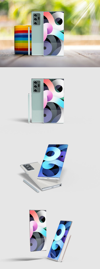 三星Galaxy Note20超级模型V.2 (PSD,PDF)