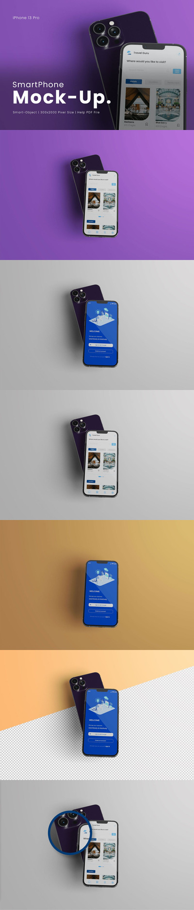 高端智能手机产品样机(PSD)