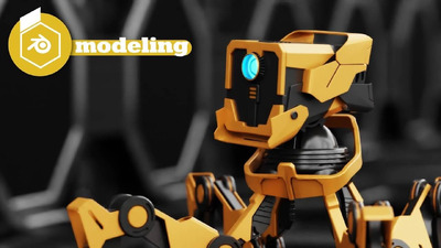 Blender蜘蛛形机器人建模教程+工程文件下载(blend)