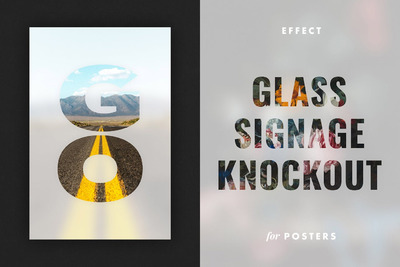 将照片图片一键转换成磨砂玻璃质感的photoshop动作预设