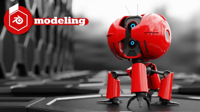 Blender间谍机器人建模教程+3D模型下载（blend）