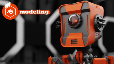 Blender 3.0三脚腿机器人建模机械骨骼绑定教程（含免费工程文件下载）