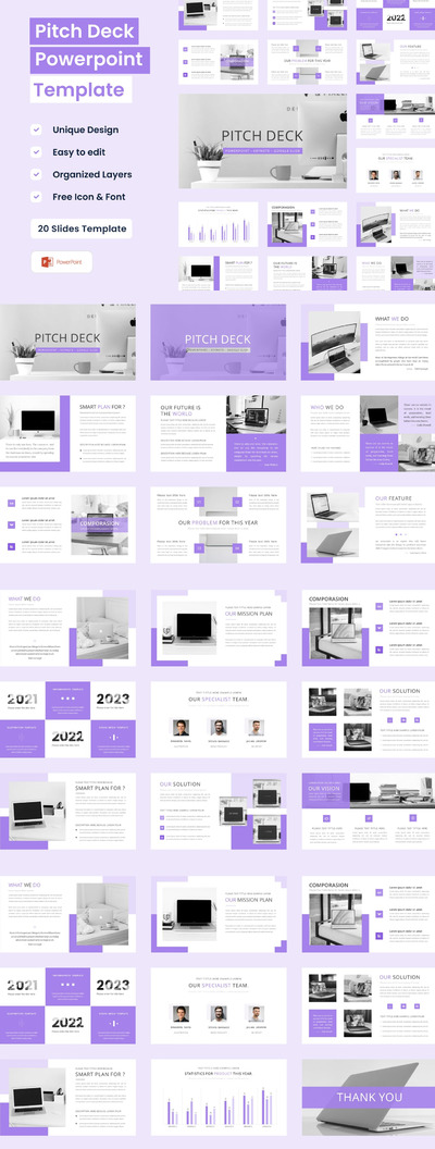 时尚专业现代的PPT模板下载 (PPT)