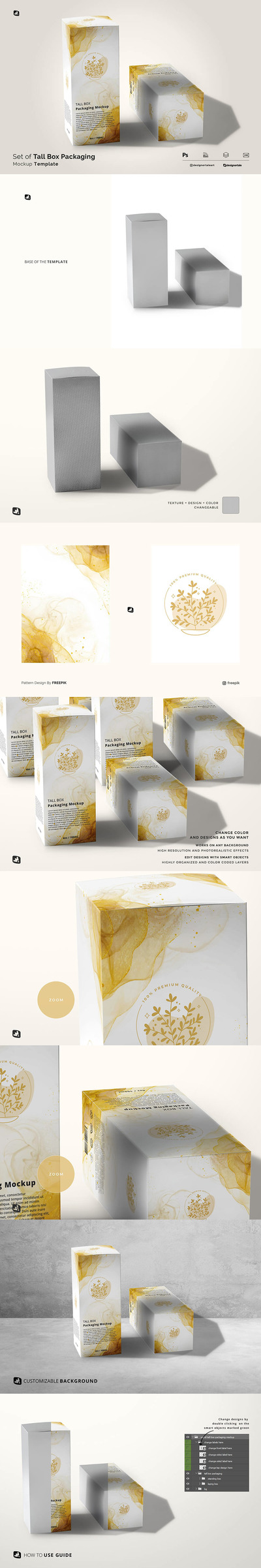 纸盒品牌包装设计样机 (psd)