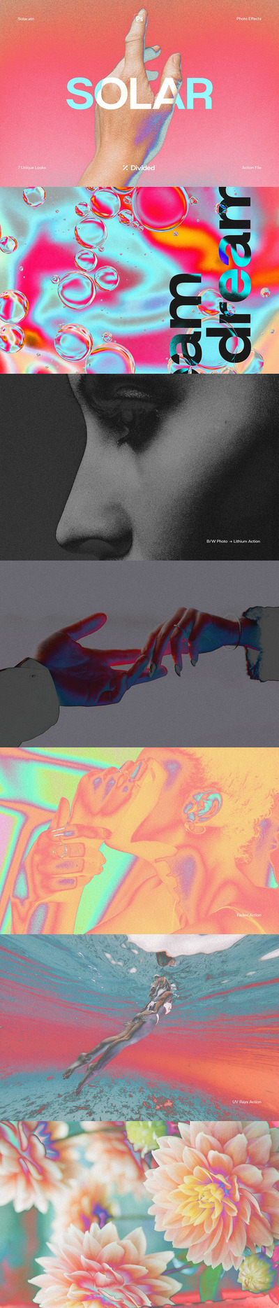 紫外线迷幻效果PS特效动作 (atn)