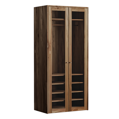 Kami单人实木衣柜3D模型（OBJ,FBX,MAX）