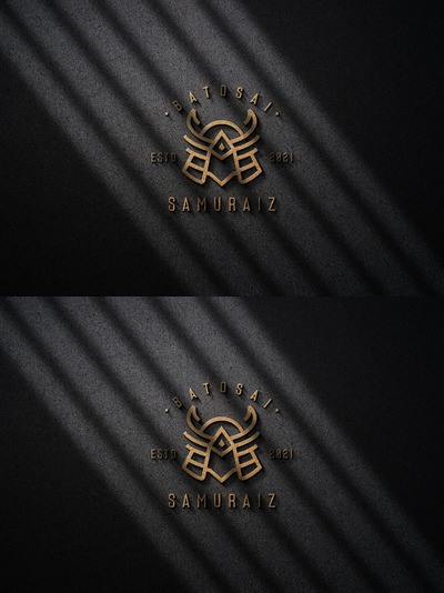 奢华 Logo 设计展示样机