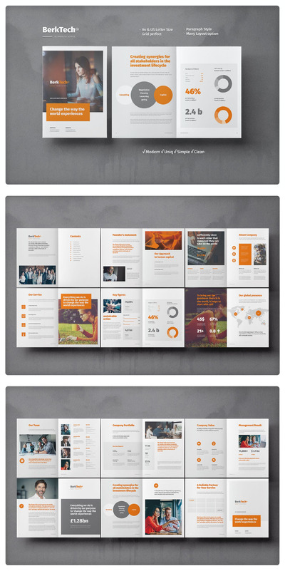 专业的高品质品牌手册画册宣传册杂志房地产楼书设计模板