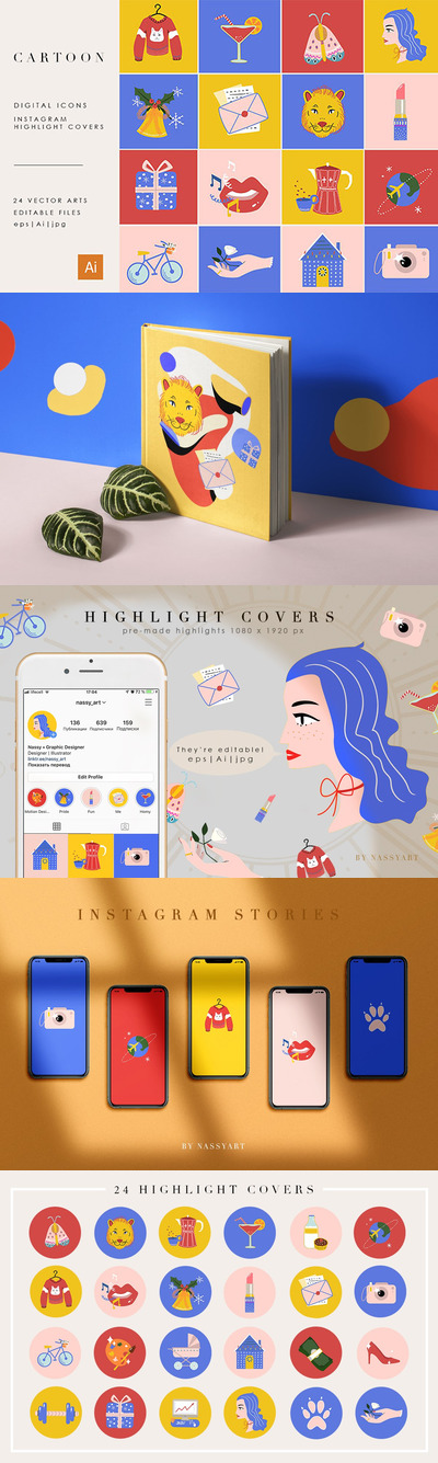 圣诞假期冬季图标合集 (ai,eps)