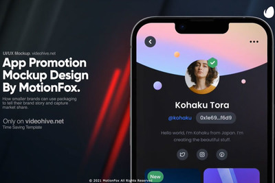App应用演示iPhone 13 Pro样机视频AE模板