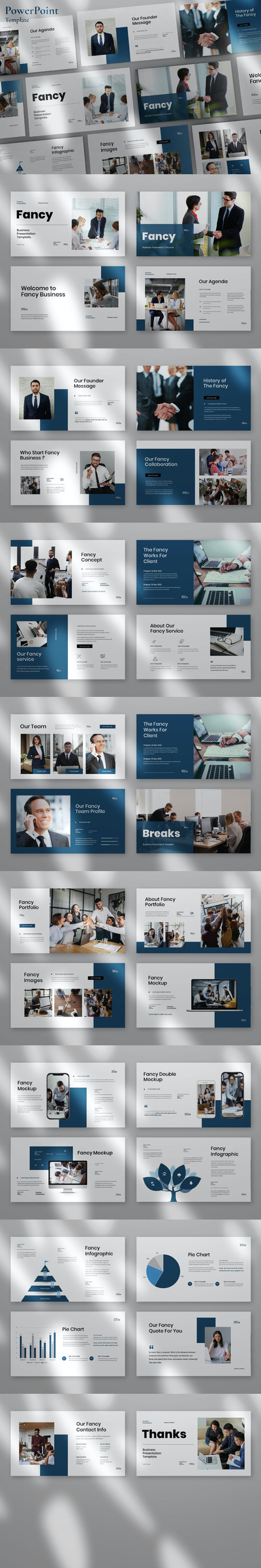 高端专业的高品质多用途powerpoint幻灯片演示模板（pptx）