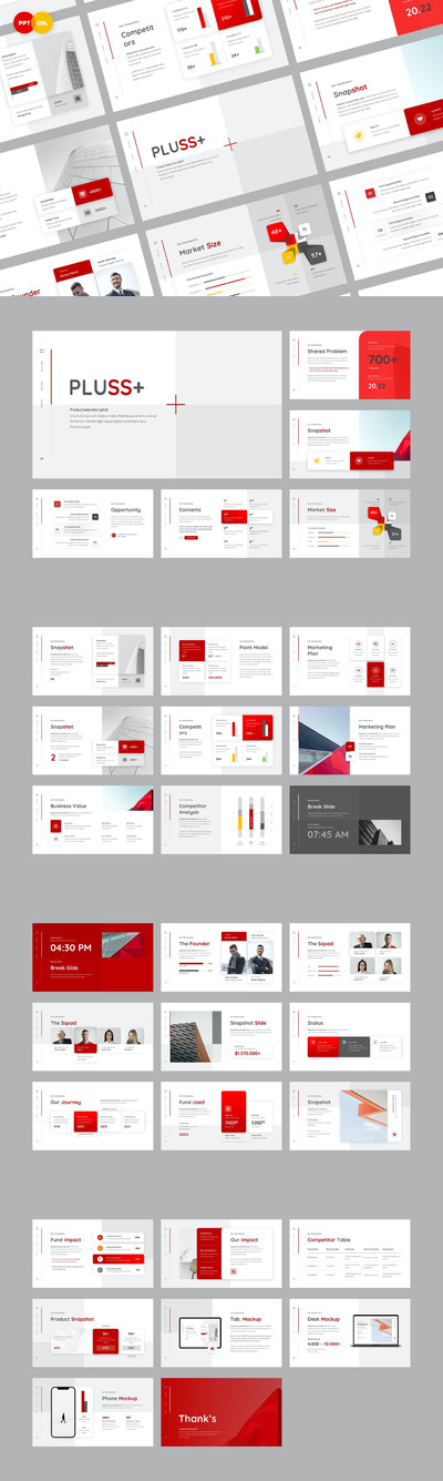 高品质的时尚高端清新多用途powerpoint幻灯片演示模板（pptx）