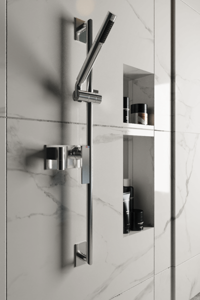 浴室淋浴区花洒和洗浴用品等组合3D模型（FBX,MAX）