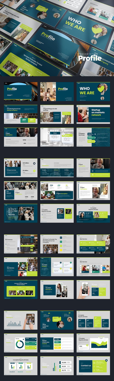 高品质的时尚高端配色简约多用途powerpoint幻灯片演示模板（pptx）