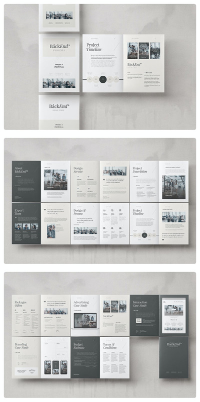 高端专业的高品质品牌手册画册宣传册房地产楼书杂志设计模板-AI, INDD, PDF, PSD