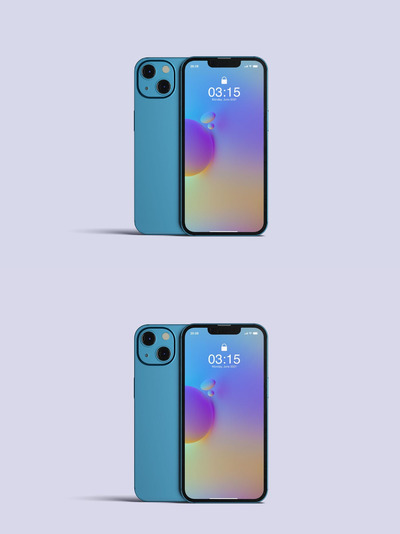 高端iPhone 13 Pro手机产品样机(PSD)